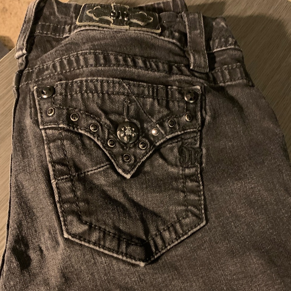 Miss me black rhinestone jeans